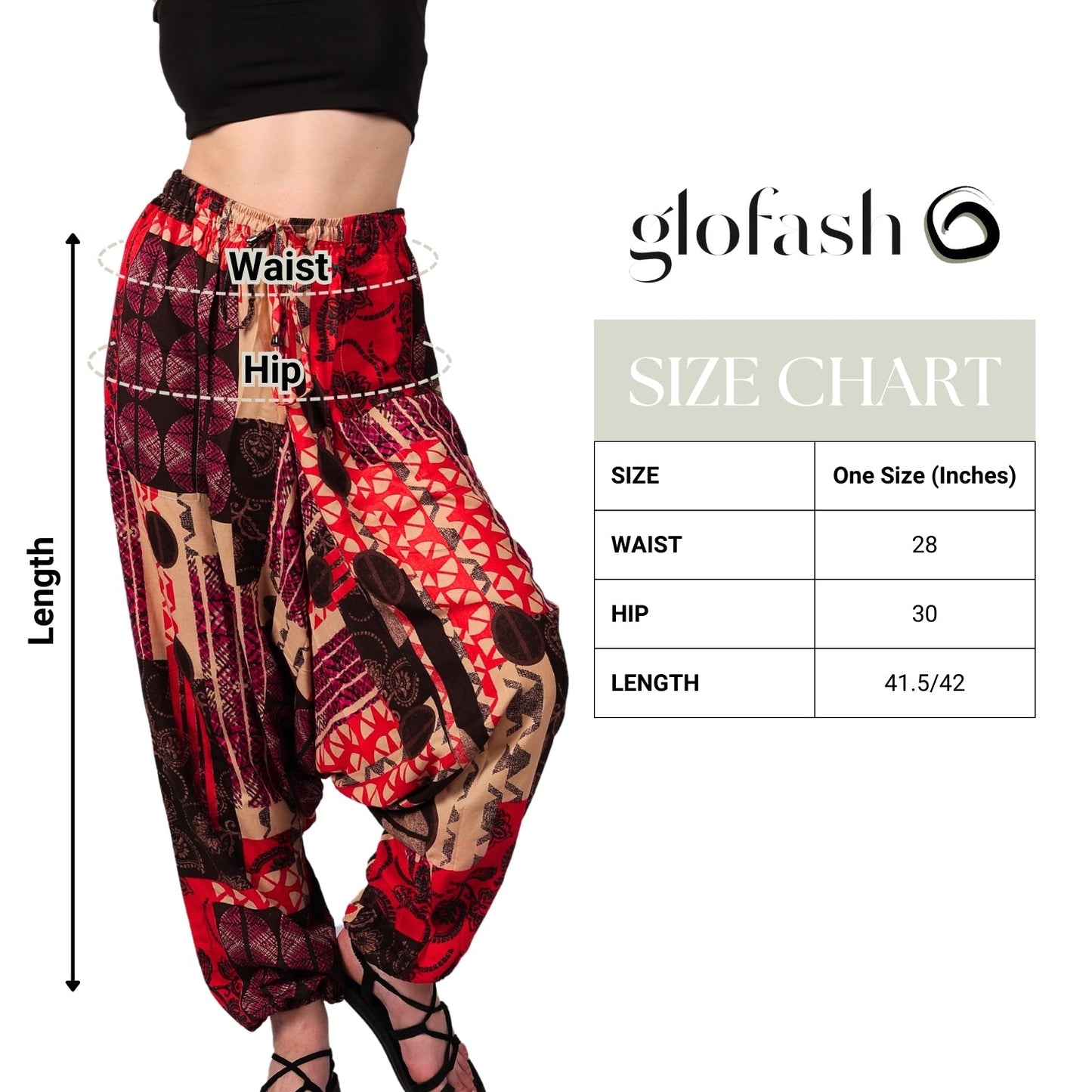 Boho Chic Harem Pants for Women – Casual Yoga Pants - FashionZapp.com