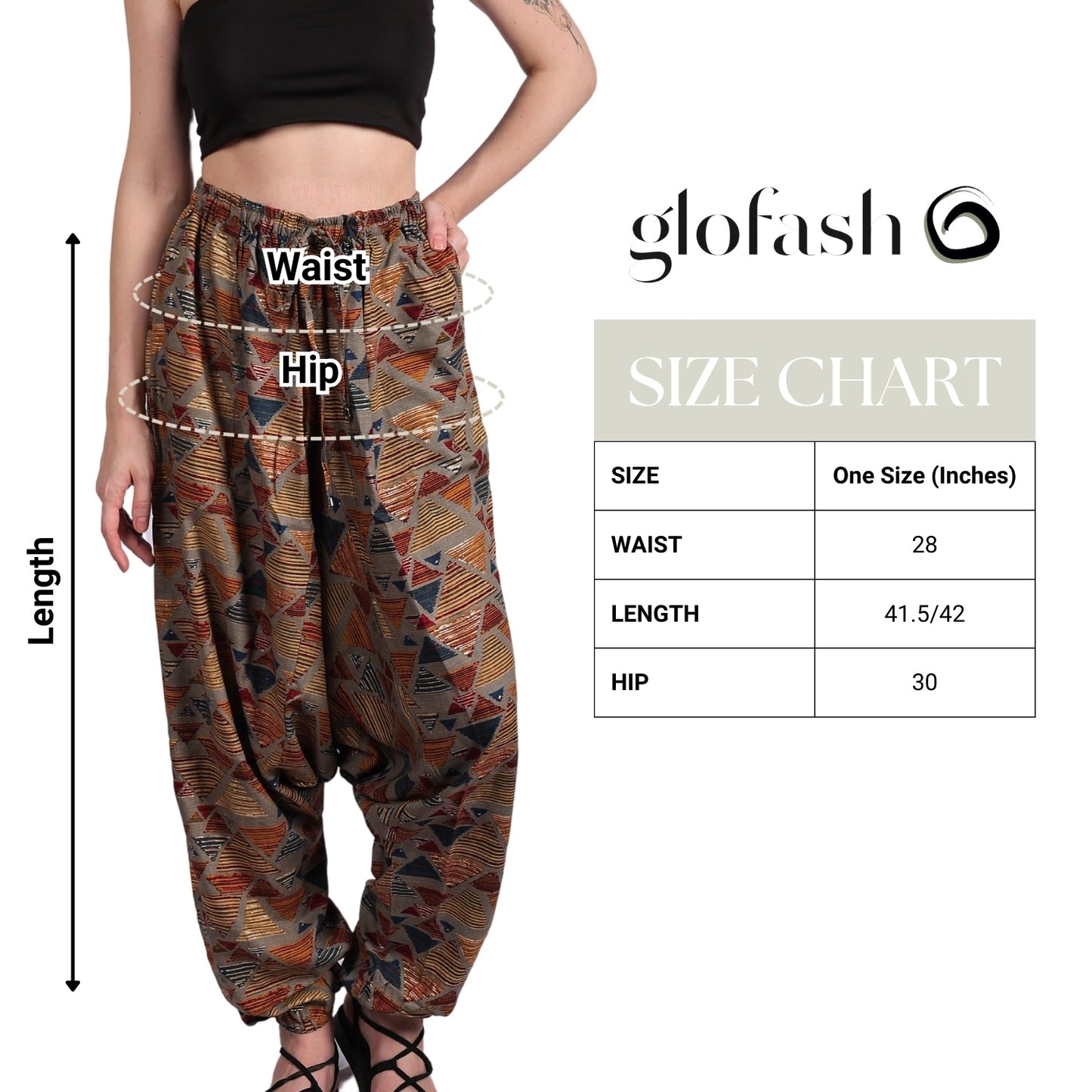 Boho Chic Harem Pants for Women – Casual Yoga Pants - FashionZapp.com
