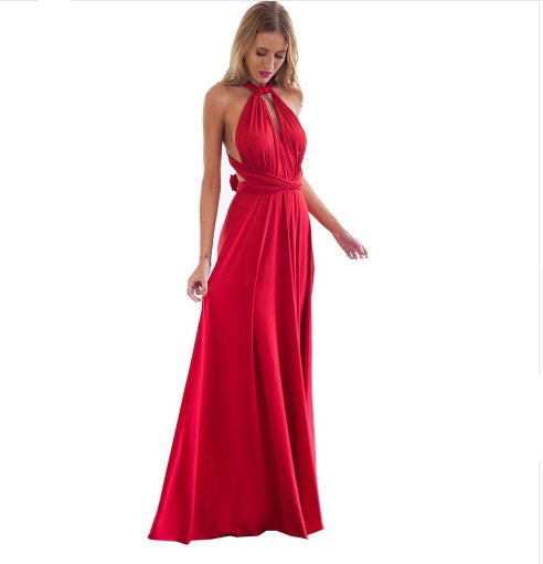 Women’s Convertible Bandage Boho Maxi Dress - FashionZapp - FashionZapp.com