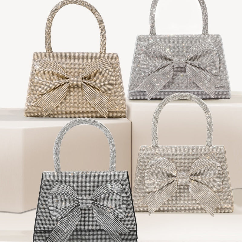 Buy Light Luxury Full Diamond Bow Handbag Online - Fashionzapp - FashionZapp.com