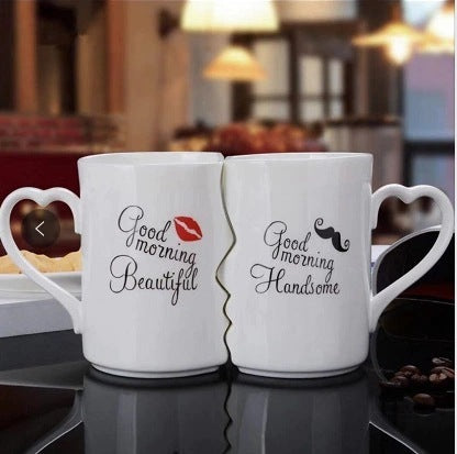 Buy Couple Ceramic Cups (Matching Design) - Fashionzapp - FashionZapp.com