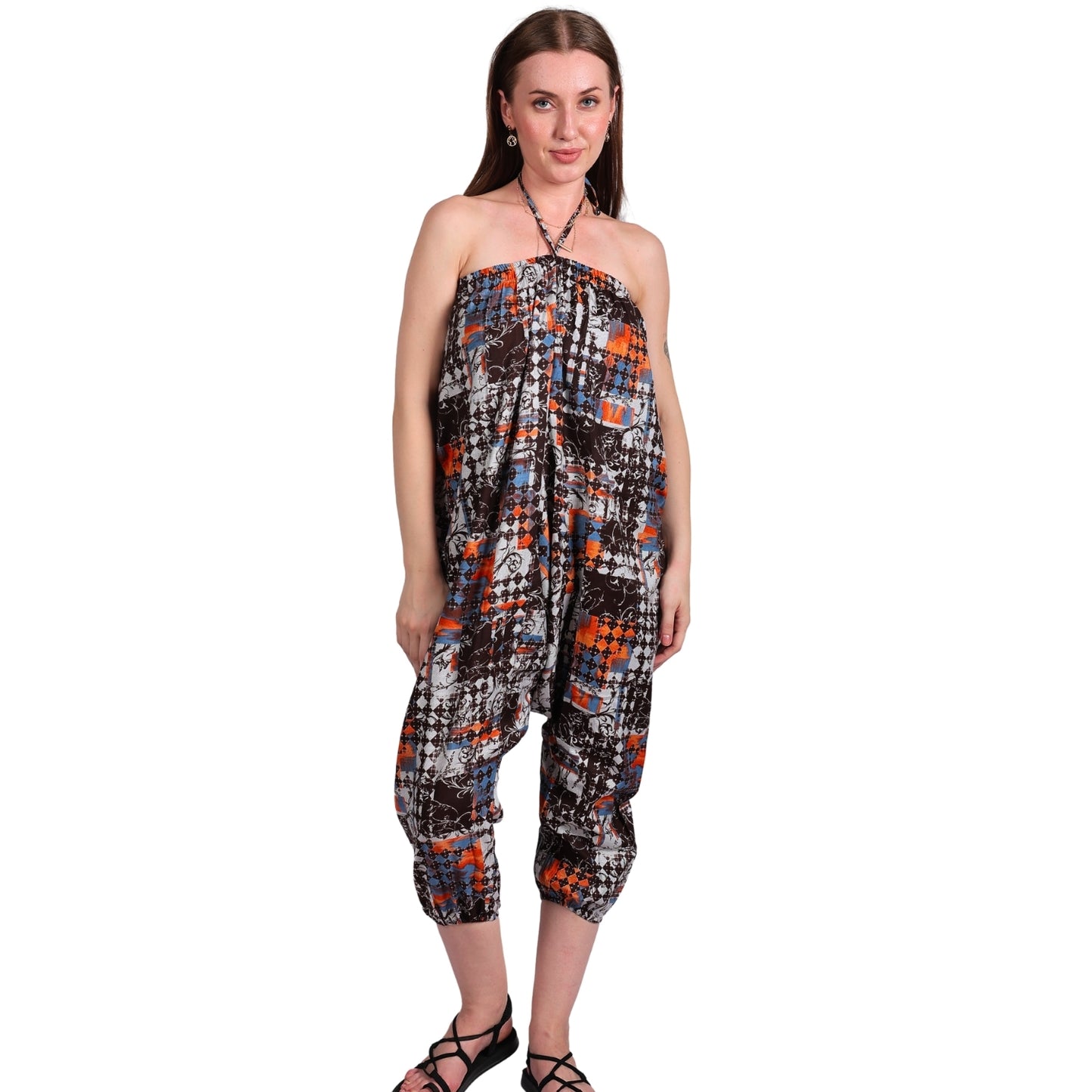 Women's Boho Harem Pants – Comfy and Chic Lounge, Yoga, and Beach Pants with Functional Pockets.