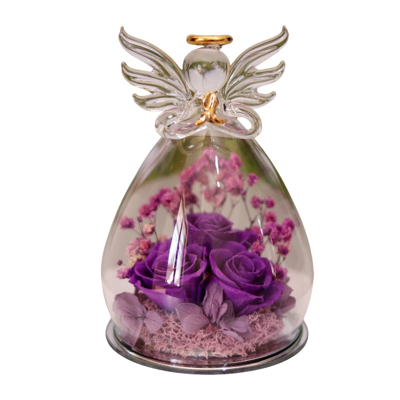 Buy Eternal Flower Gift Box | Angel Glass Rose for Special Moments - Fashionzapp