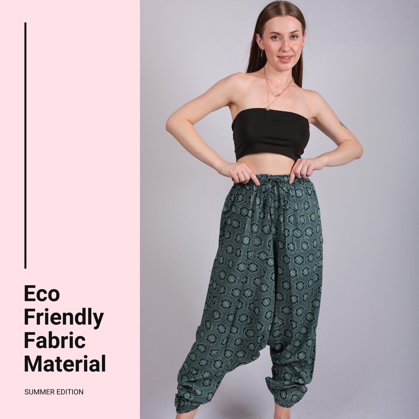 Bohemian Harem Pants for Women – Comfortable Yoga & Lounge Pants with Pockets