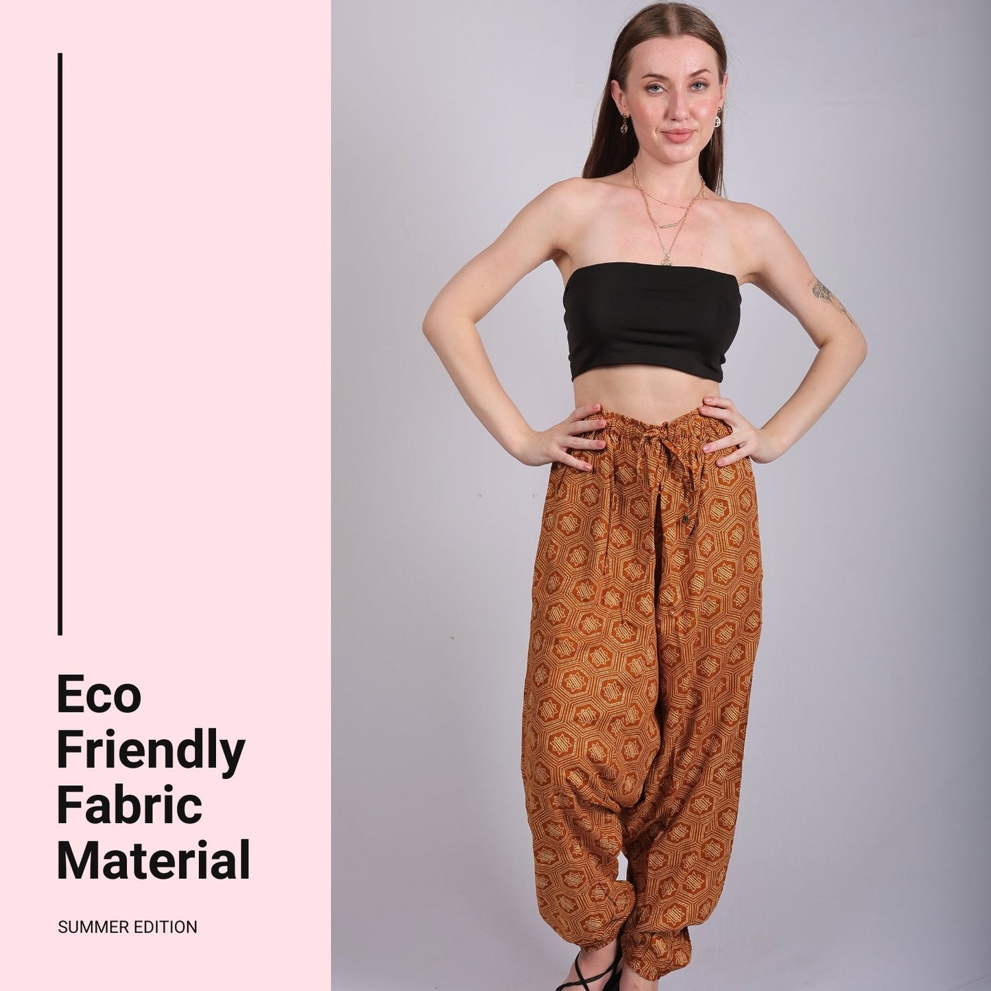 Bohemian Harem Pants for Women – Comfortable Yoga Pants - FashionZapp.com