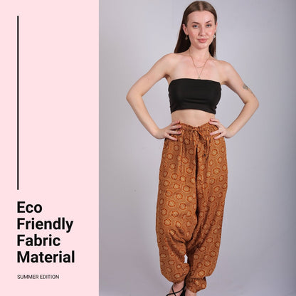 Bohemian Harem Pants for Women – Comfortable Yoga Pants - FashionZapp.com