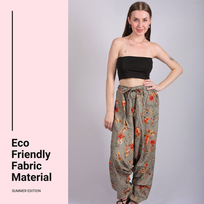 Women's Bohemian Harem Pants – Stylish Yoga & Lounge Pants - FashionZapp.com