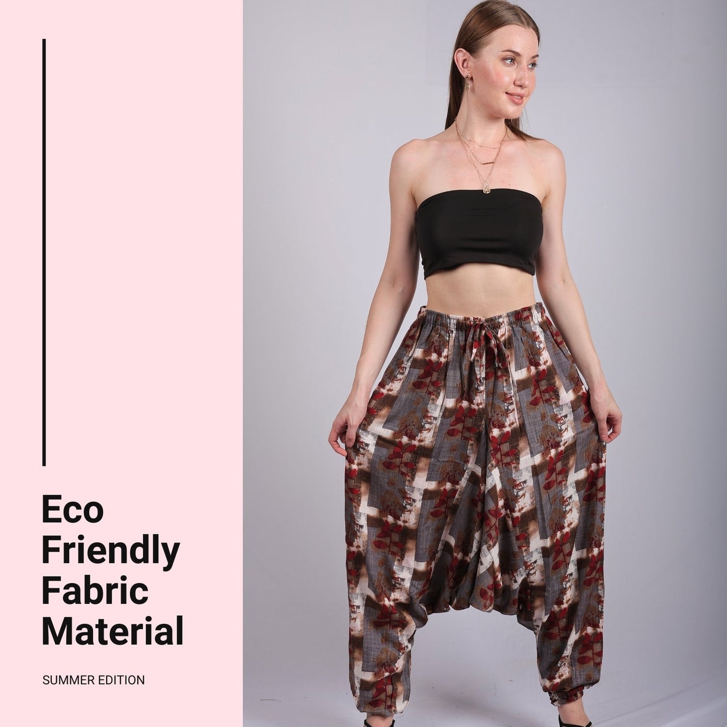 Bohemian Harem Pants for Women – Fashionable Pants with Pockets - FashionZapp.com
