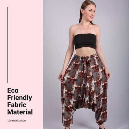 Bohemian Harem Pants for Women – Fashionable Pants with Pockets - FashionZapp.com