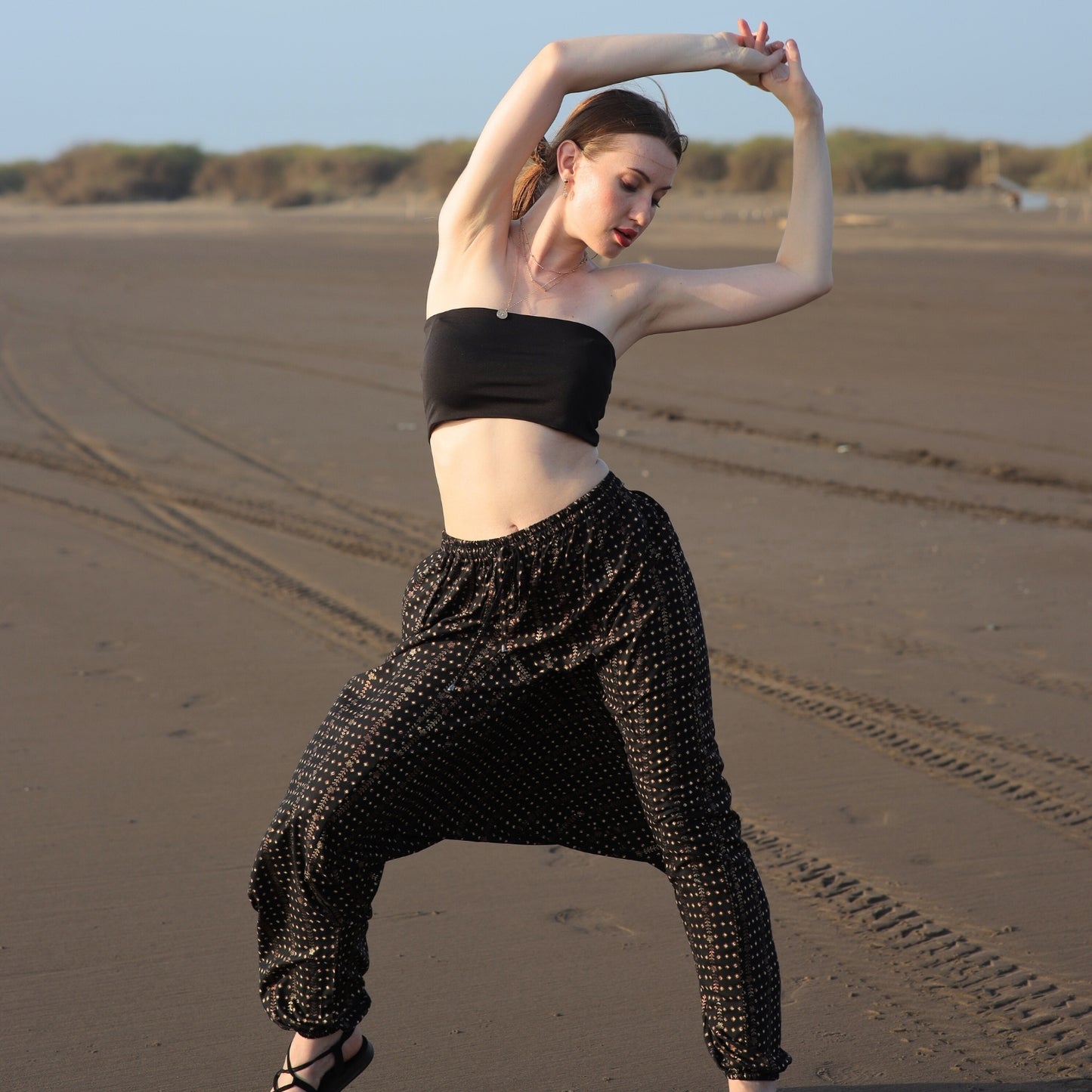 Women's Boho Harem Pants – Cozy and Chic Lounge, Yoga, and Beach Pants with Pockets.