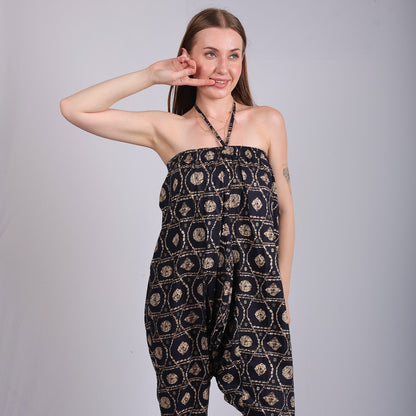 Women's Boho Harem Pants – Trendy and Comfortable Lounge, Yoga, and Beach Pants Featuring Pockets.