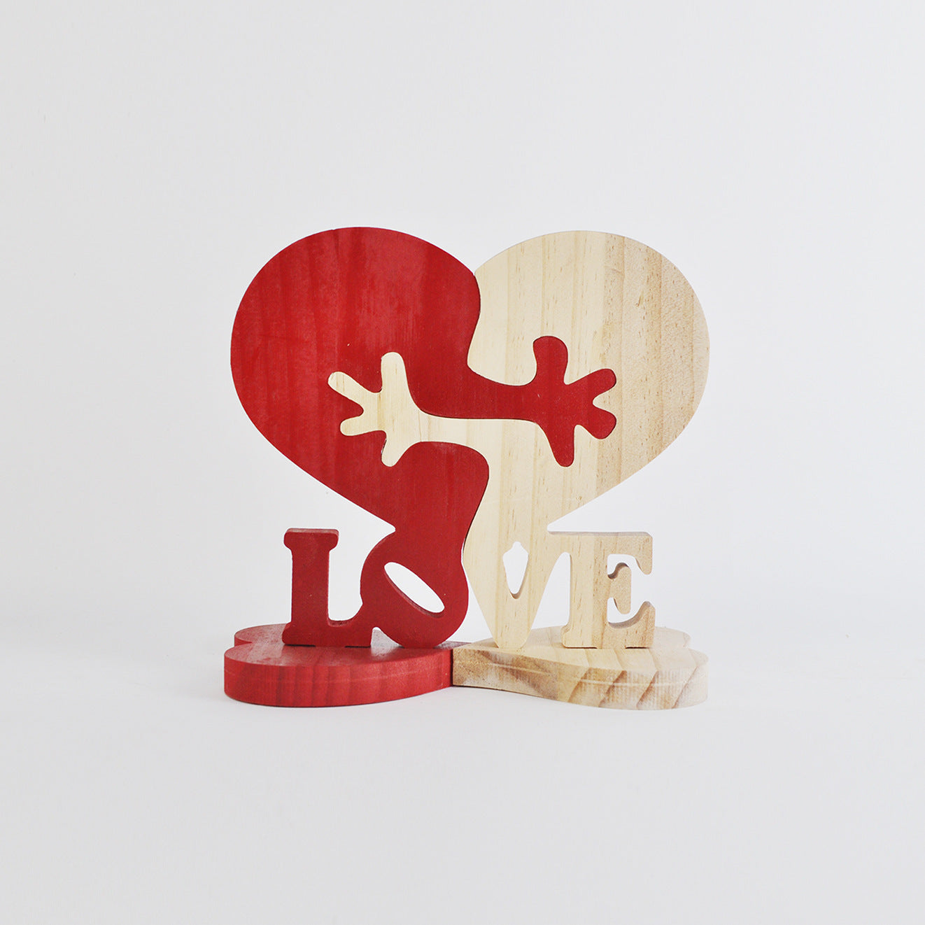 HeartWood: Heart-Shaped Wooden Decoration (Valentine's Day Gift) - Fashionzapp - FashionZapp.com