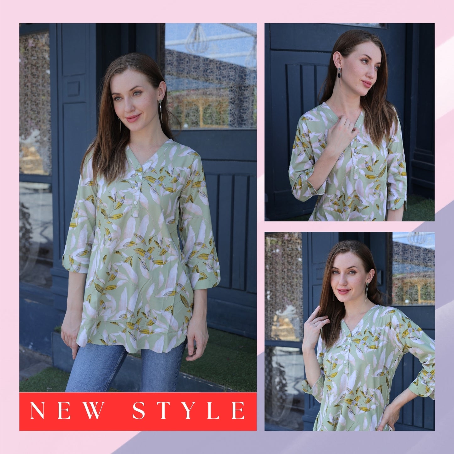 Modal Green Tops for Women | Shop Now at Glofash