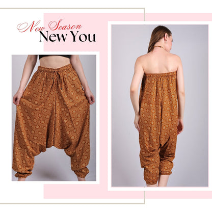 Bohemian Harem Pants for Women – Comfortable Yoga Pants - FashionZapp.com