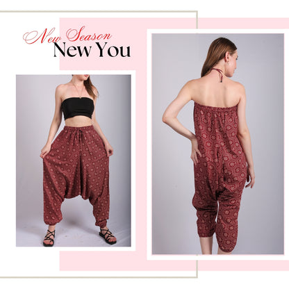 Bohemian Harem Pants for Women – Comfortable Yoga & Lounge Pants with Pockets