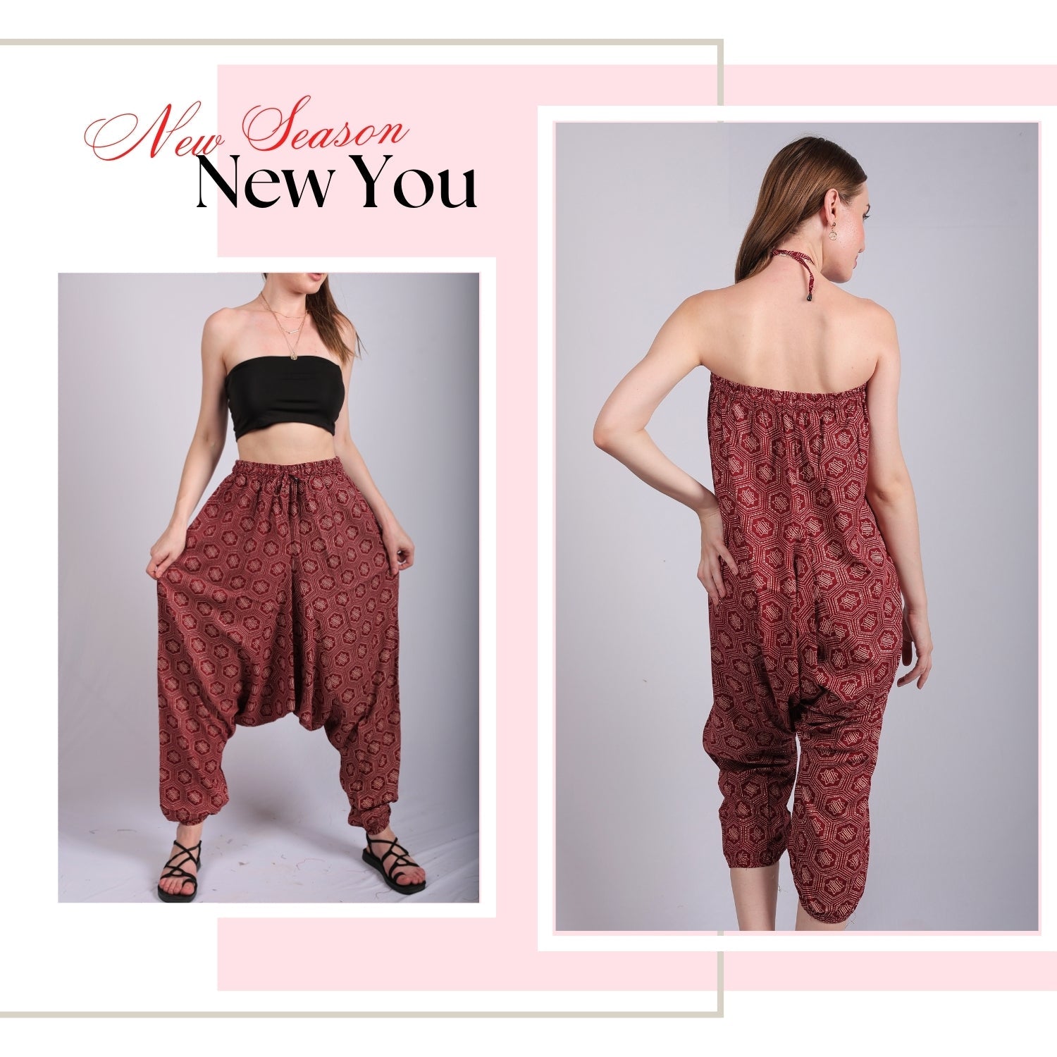 Bohemian Harem Pants for Women – Comfortable Yoga Pants - FashionZapp.com