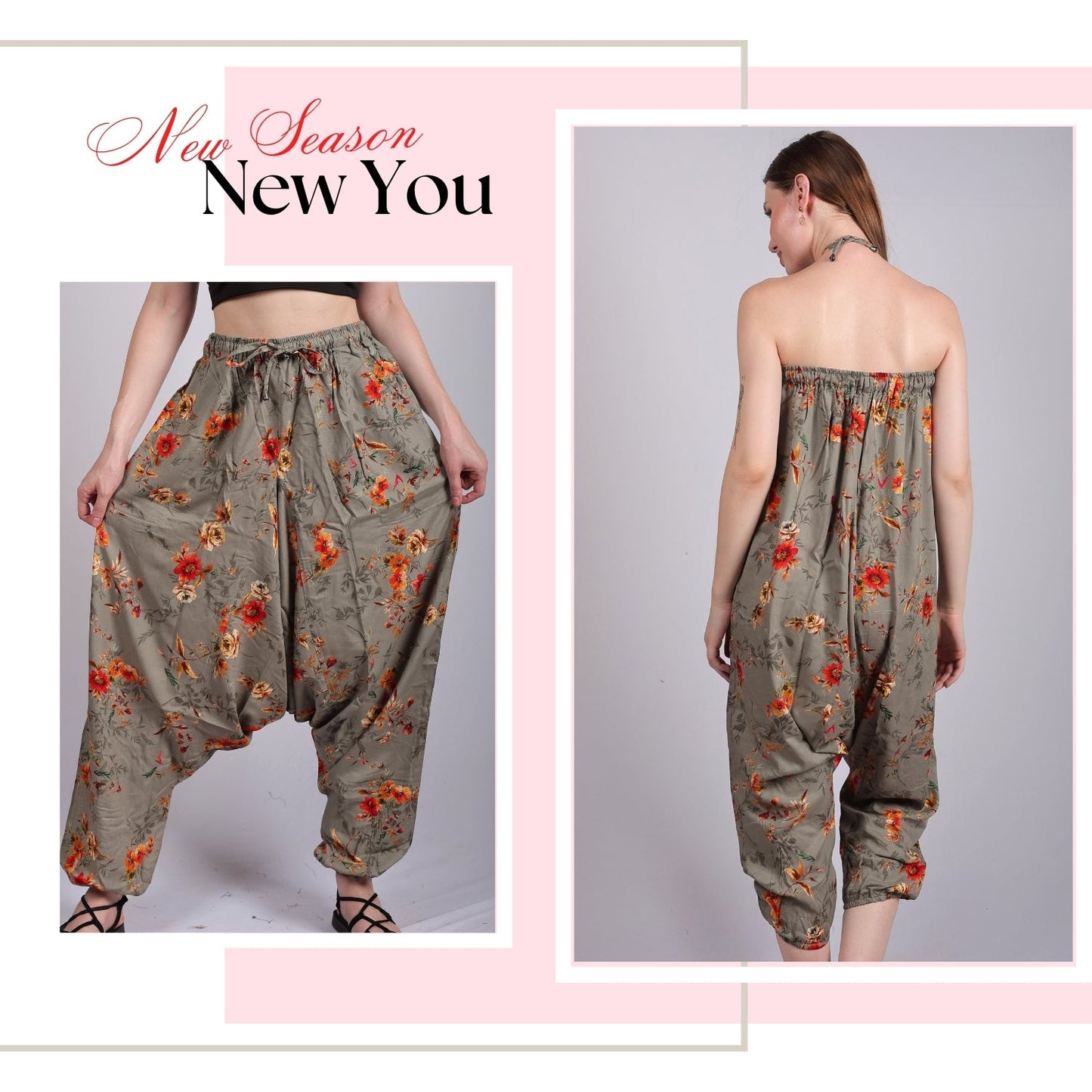 Women's Bohemian Harem Pants – Stylish Yoga & Lounge Pants - FashionZapp.com