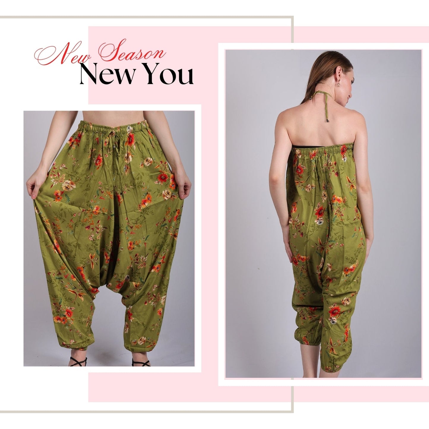 Women's Bohemian Harem Pants – Stylish Yoga & Lounge Pants - FashionZapp.com