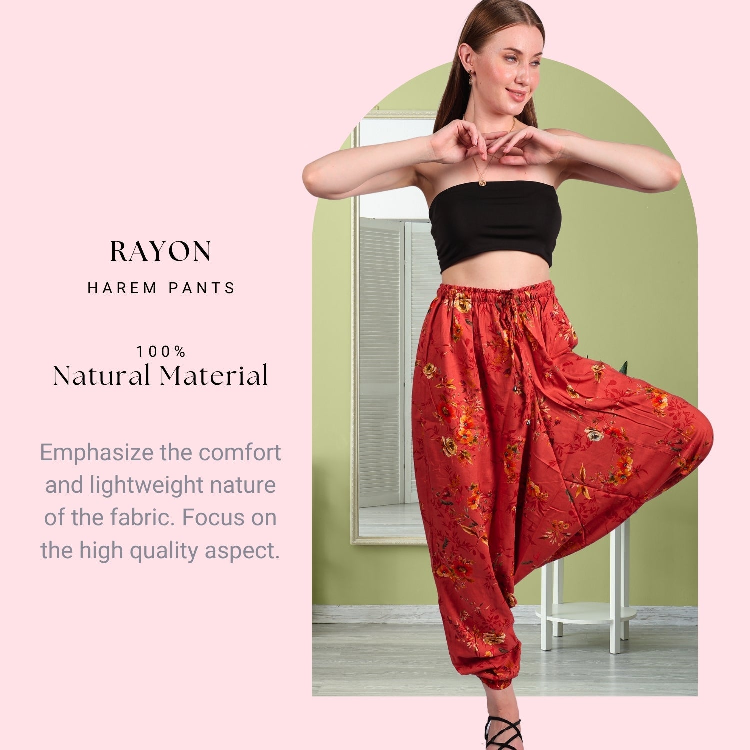 Women's Bohemian Harem Pants – Stylish Yoga & Lounge Pants - FashionZapp.com