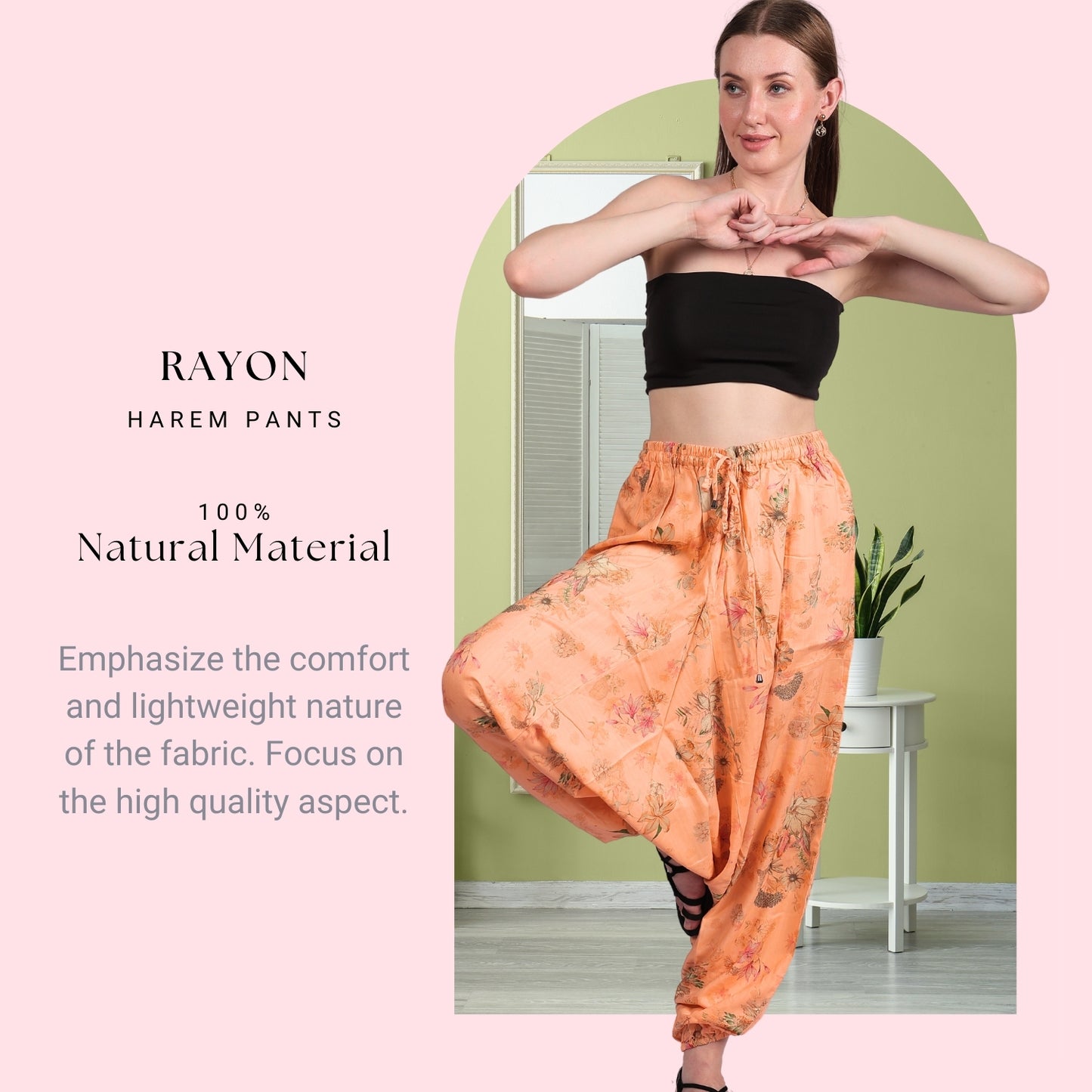 Summer Breeze & Boho Bliss: Rayon Pants for Women at Glofash!