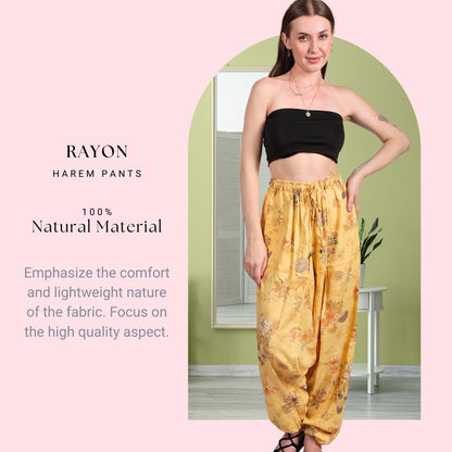 Summer Breeze & Boho Bliss: Rayon Pants for Women at Glofash!