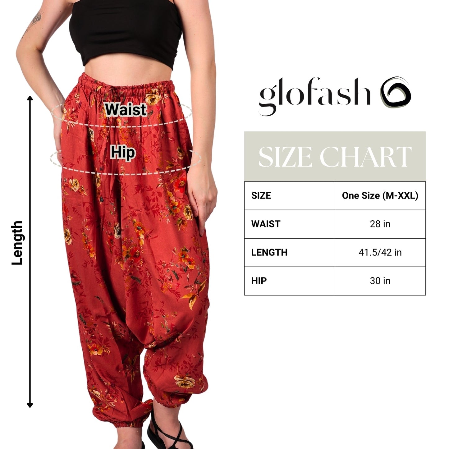 Women's Bohemian Harem Pants – Stylish Yoga & Lounge Pants - FashionZapp.com