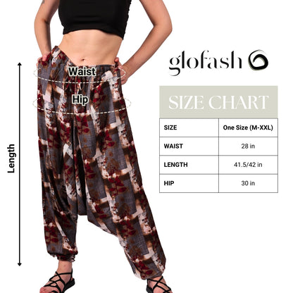 Bohemian Harem Pants for Women – Fashionable Pants with Pockets - FashionZapp.com