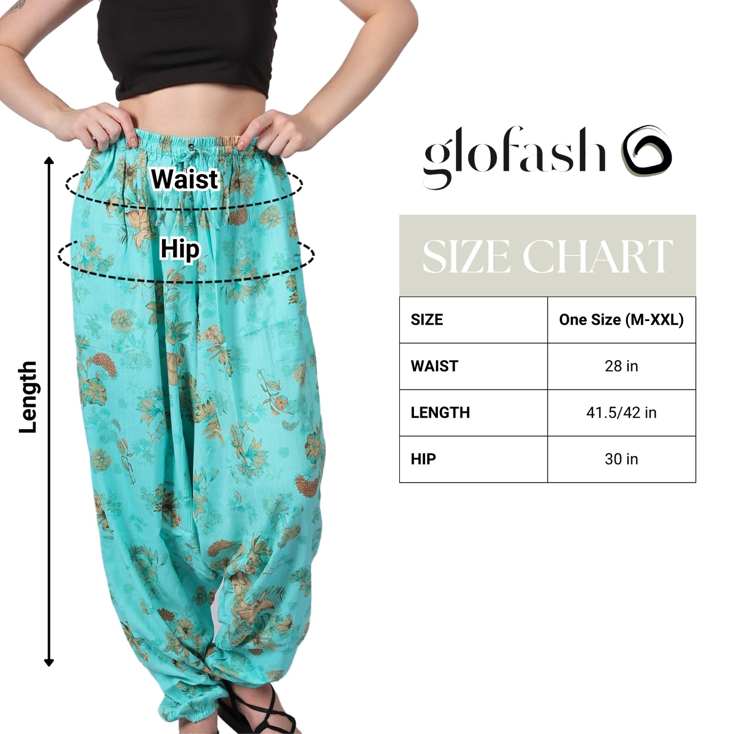 Women's Boho Harem Pants – Relaxed Fit Yoga & Lounge Pants with Convenient Pockets