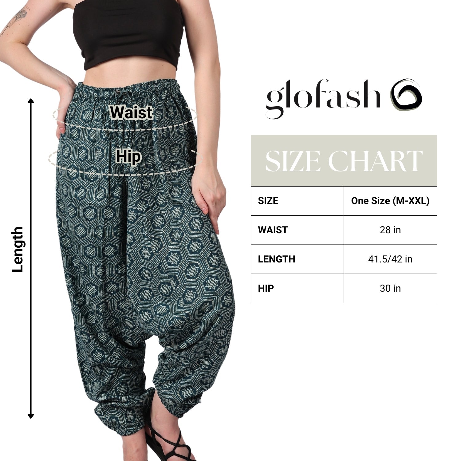 Bohemian Harem Pants for Women – Comfortable Yoga Pants - FashionZapp.com