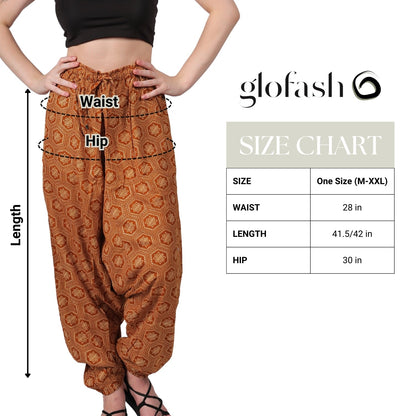 Bohemian Harem Pants for Women – Comfortable Yoga Pants - FashionZapp.com