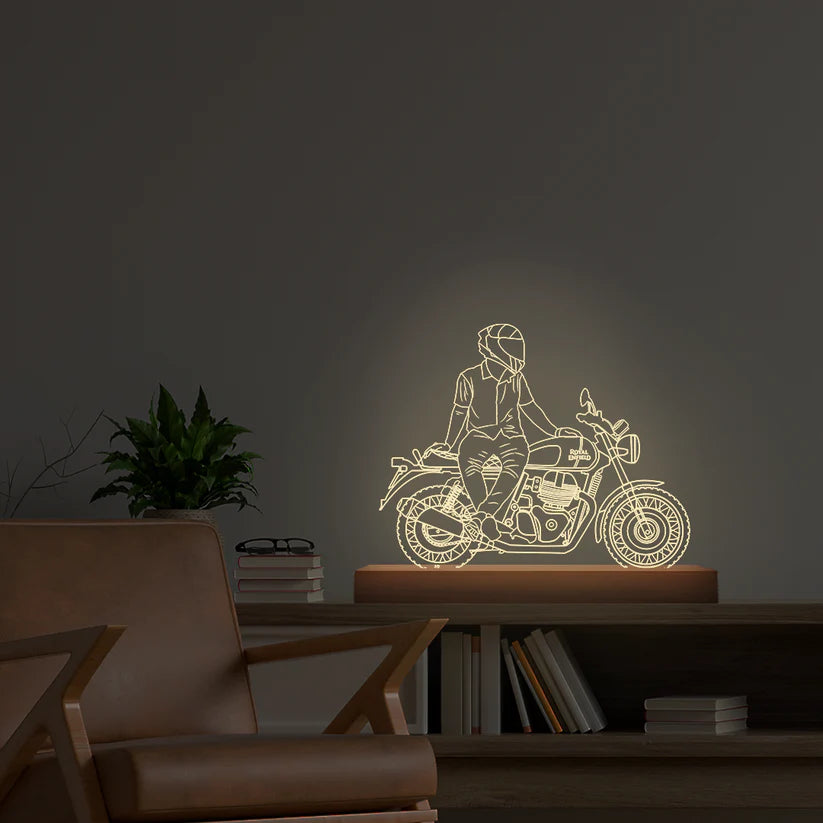 3D Illusion LED Line Art Lamp