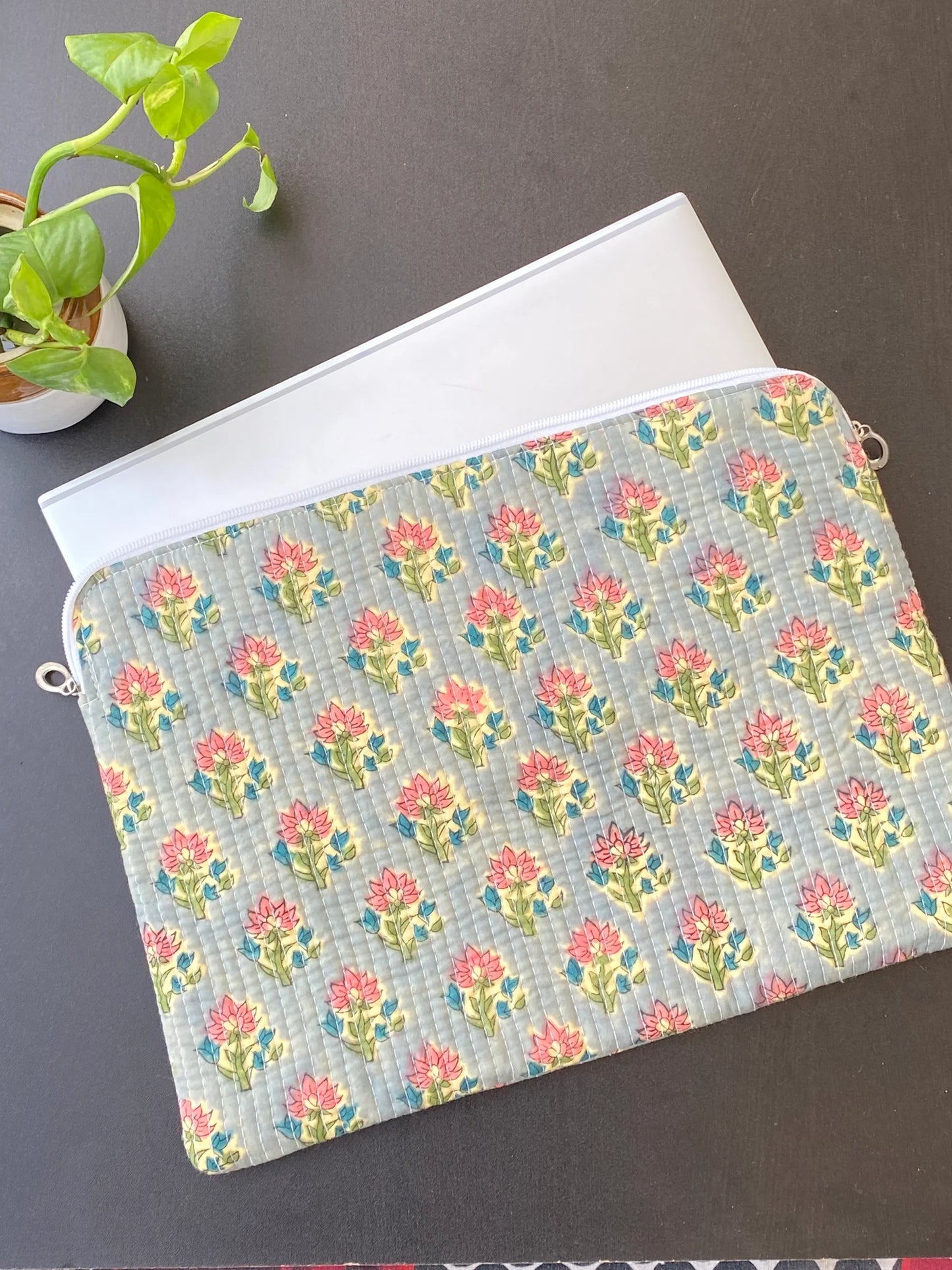 Cotton Laptop Sleeve/ Cover