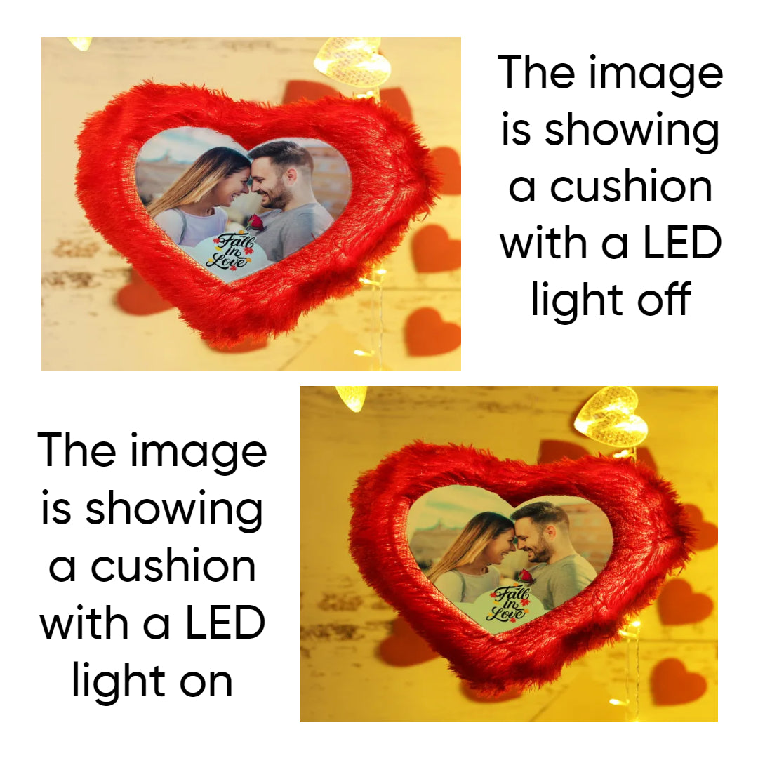 Special Personalized LED Cushion | Customizable Light-Up Pillow