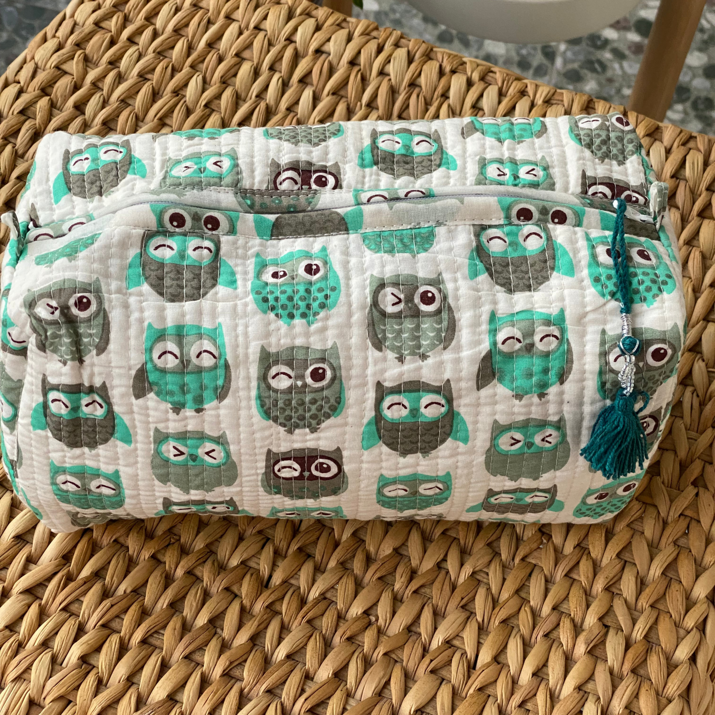 Large Owls pattern Pouches