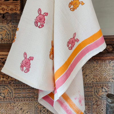 Rabbit pattern Towel