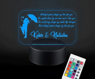 Customized Name & Message Love LED Lamp