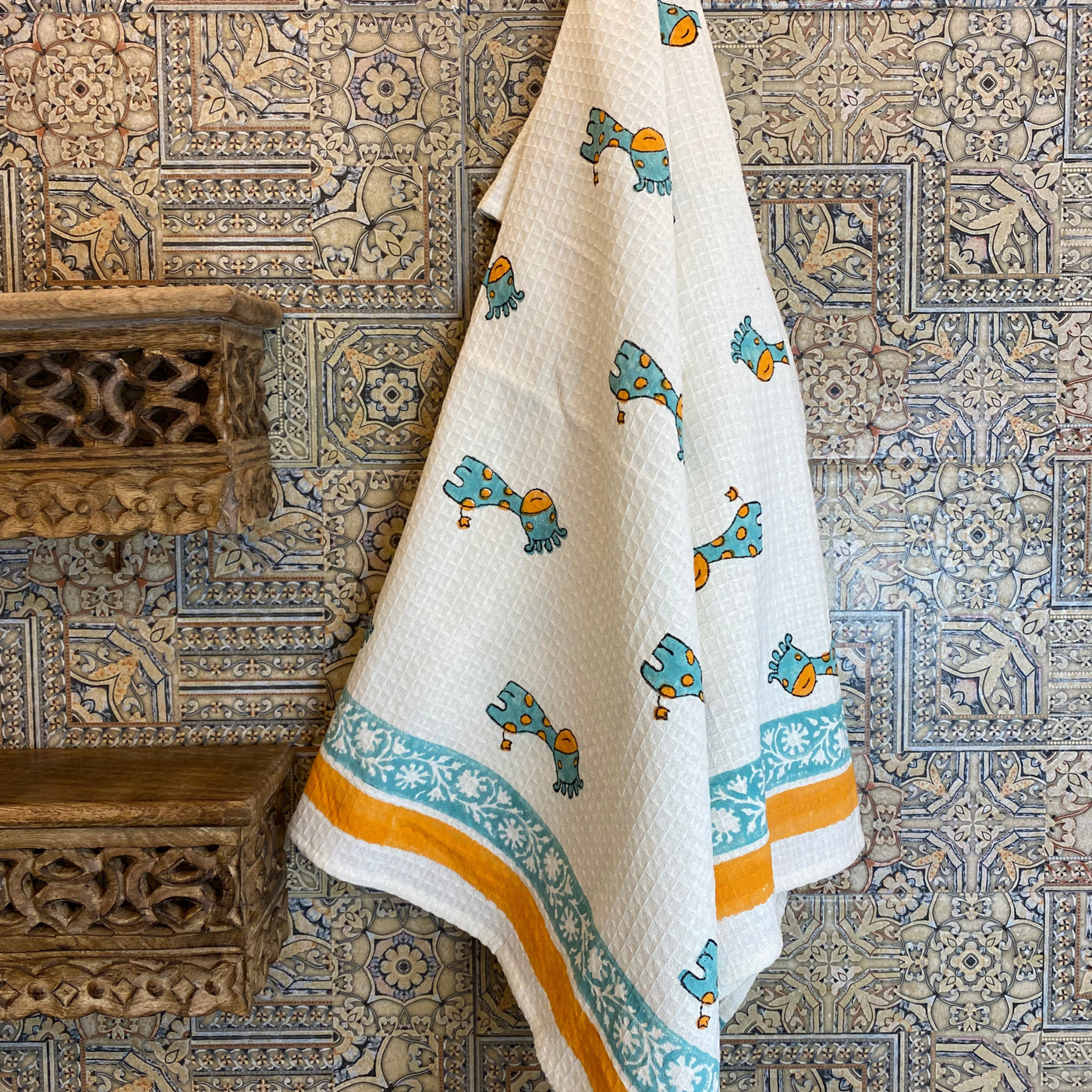 Donkey pattern Towel