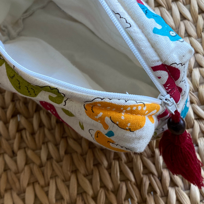 Effortless Organization: Cotton Fabric Pouch for All Your Needs