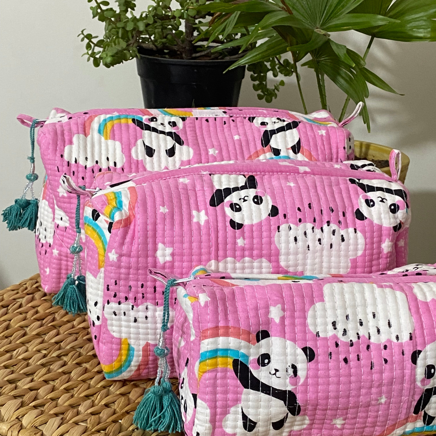 Panda pattern multipurpose Pouch 